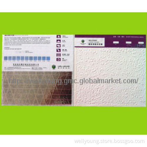 different types of eco-friendly laminated ceiling board